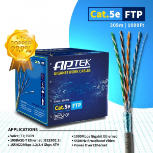 Cáp mạng APTEK CAT.5e FTP Copper